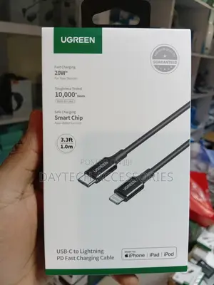 UGREEN USB-C to Lightning Cable 1M MFi Certified - Black