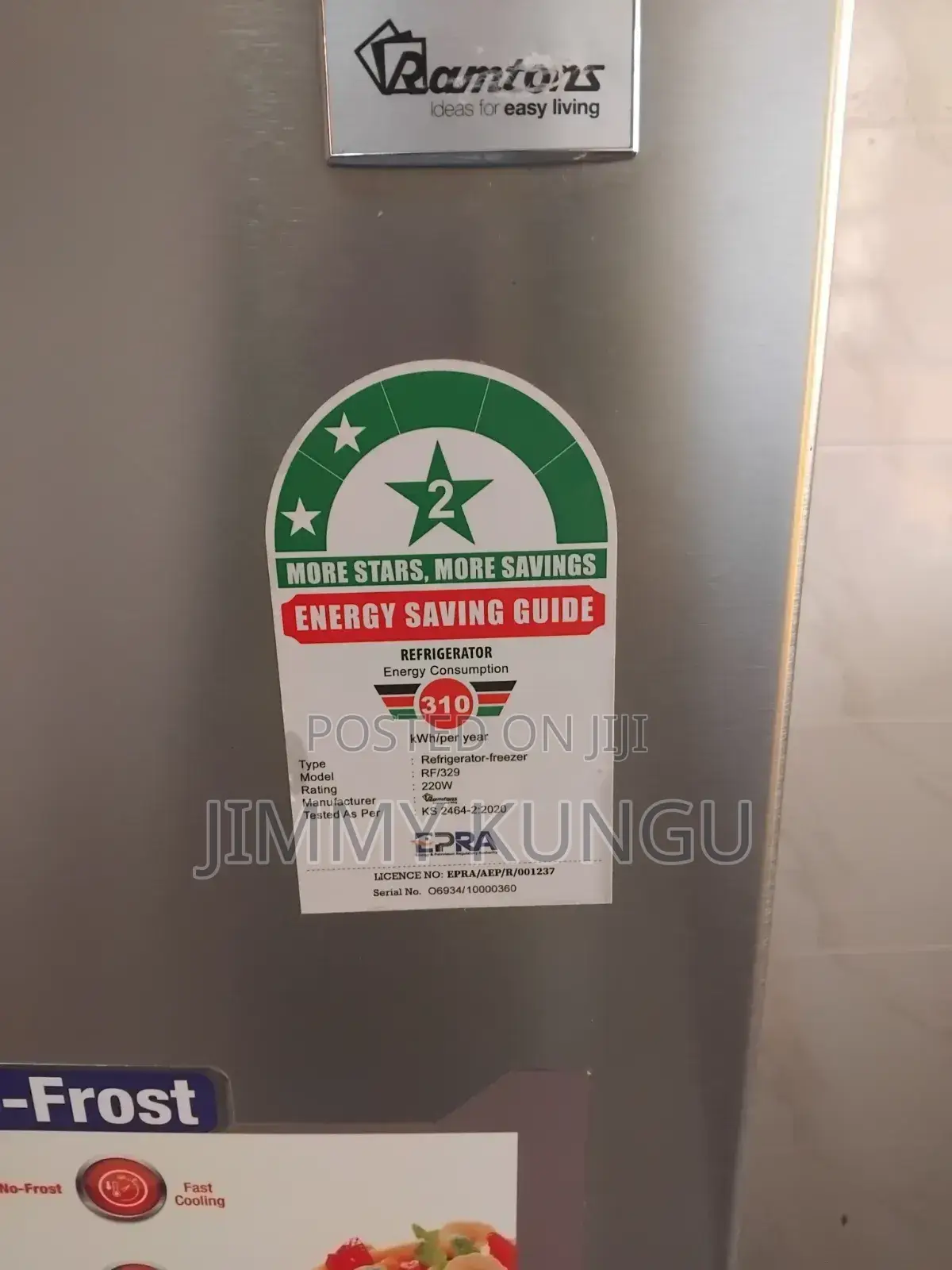 Ramtons Non Frost Fridge