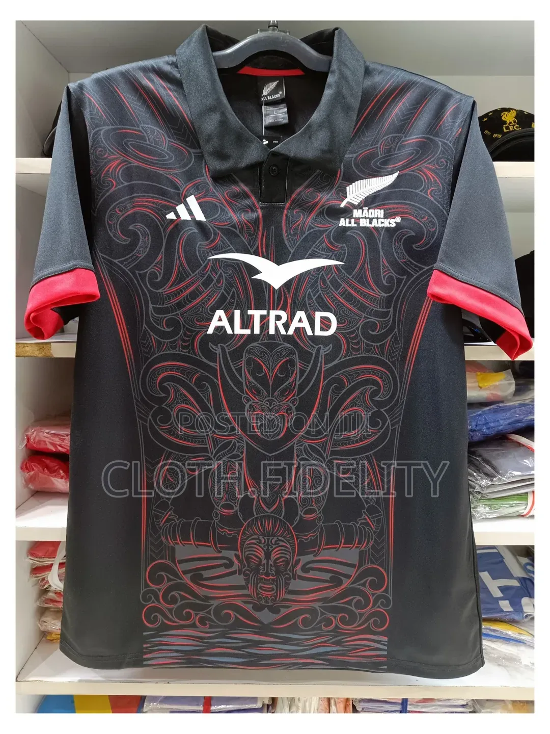 Maori All Blacks Home Rugby Jersey.