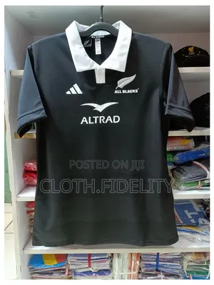 All Blacks New Zealand Rugby Jersey.
