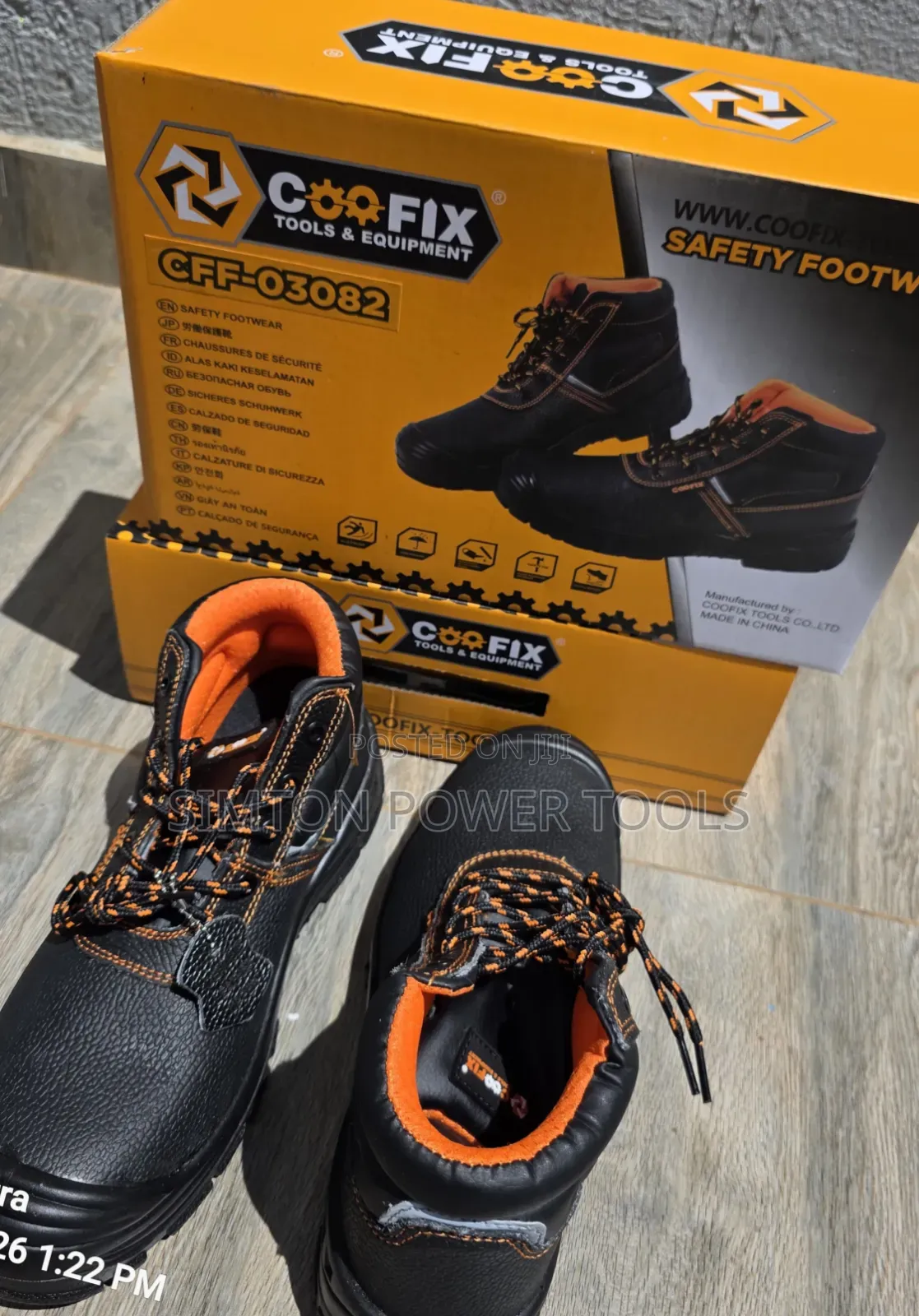 ASHION Steel-Toe Safety Work Boots for Men & Women
