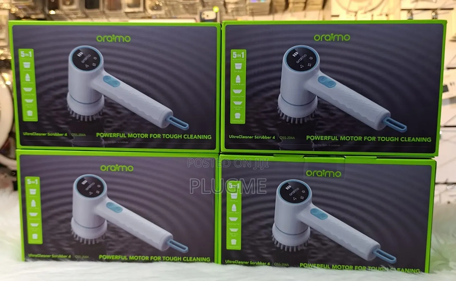 Oraimo UltraCleaner Scrubber 4 (OSS-204A) 
(5 in 1 Multifunctional)