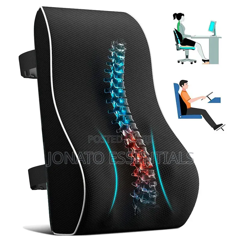 Ergonomic Lumbar Support Car and Office Back Cushion