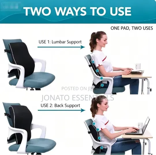 Ergonomic Lumbar Support Car and Office Back Cushion