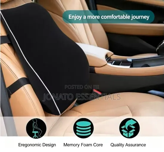 Ergonomic Lumbar Support Car and Office Back Cushion