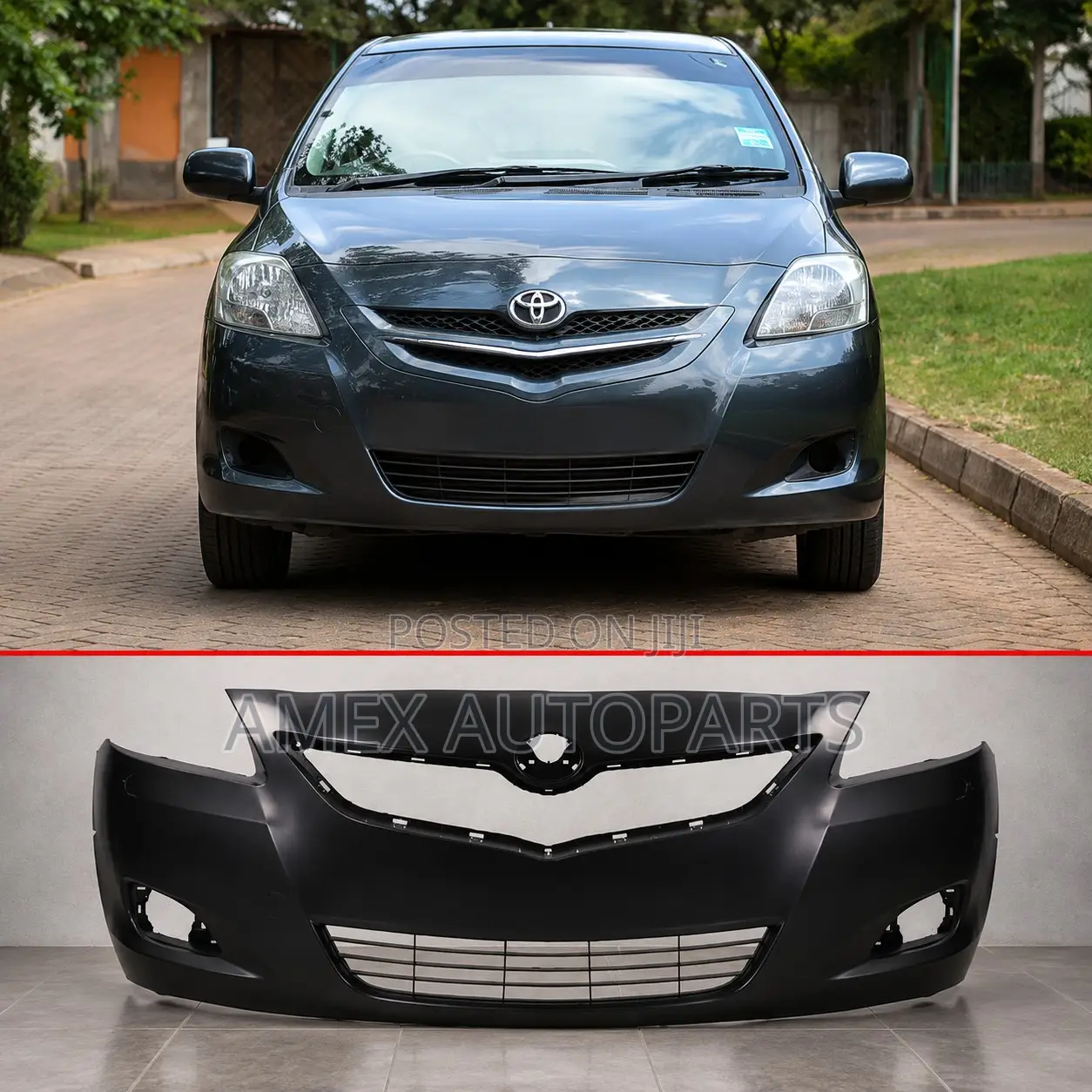 Front Bumper Toyota Belta 2006 Onwards