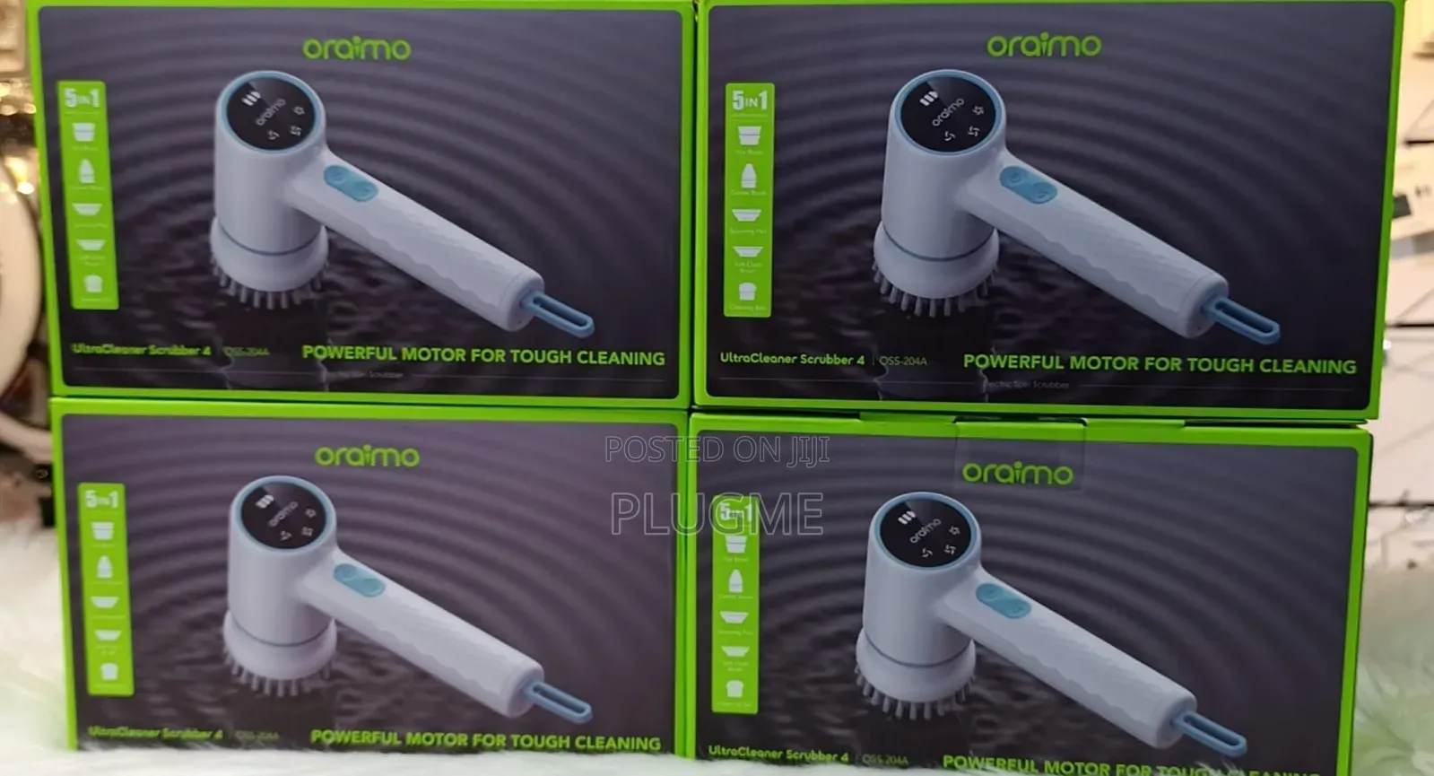 Oraimo UltraCleaner Scrubber 4 (OSS-204A) 
(5 in 1 Multifunctional)