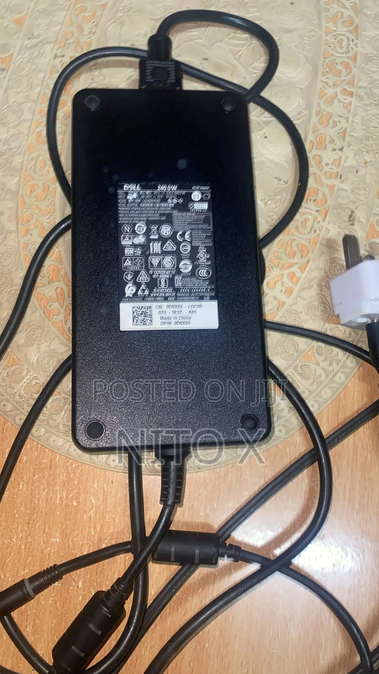 Dell 240 Watt Charger