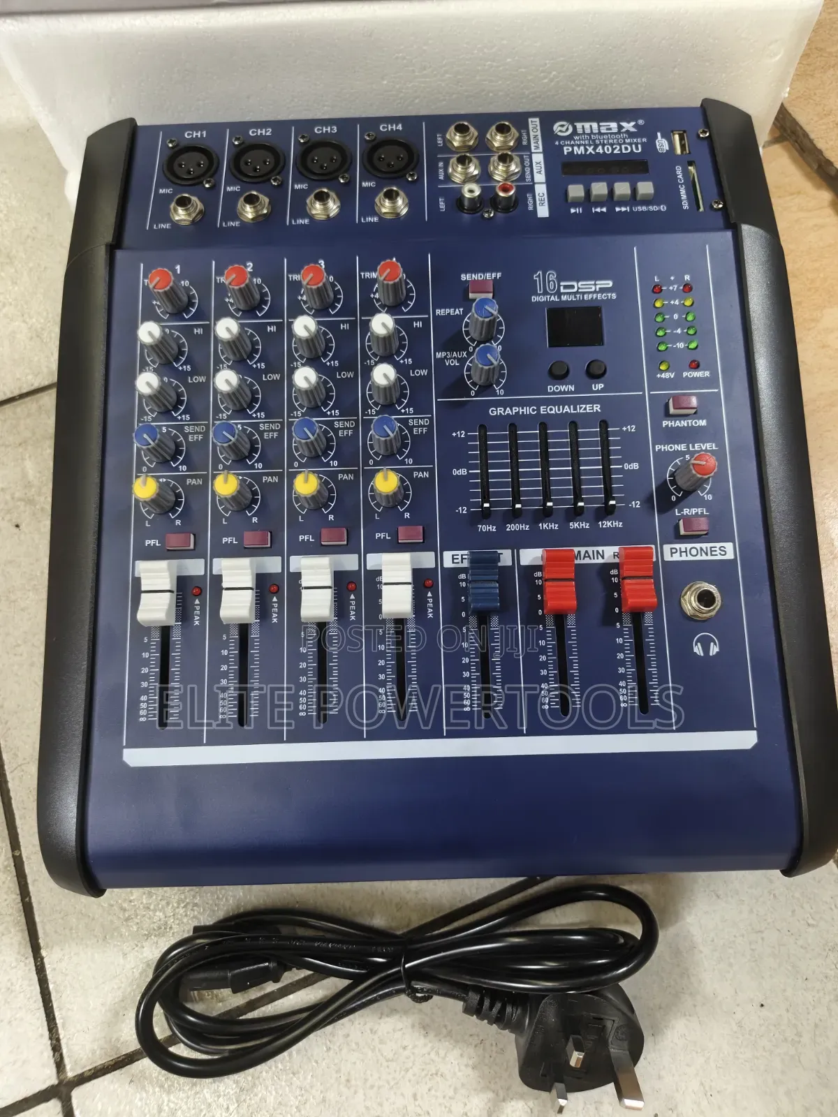 4-Channel Bluetooth Audio Mixer With USB