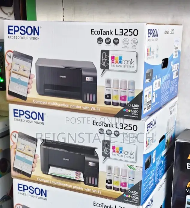 Epson L3250 3-in-1 WiFi Printer With Refillable Ink Tank