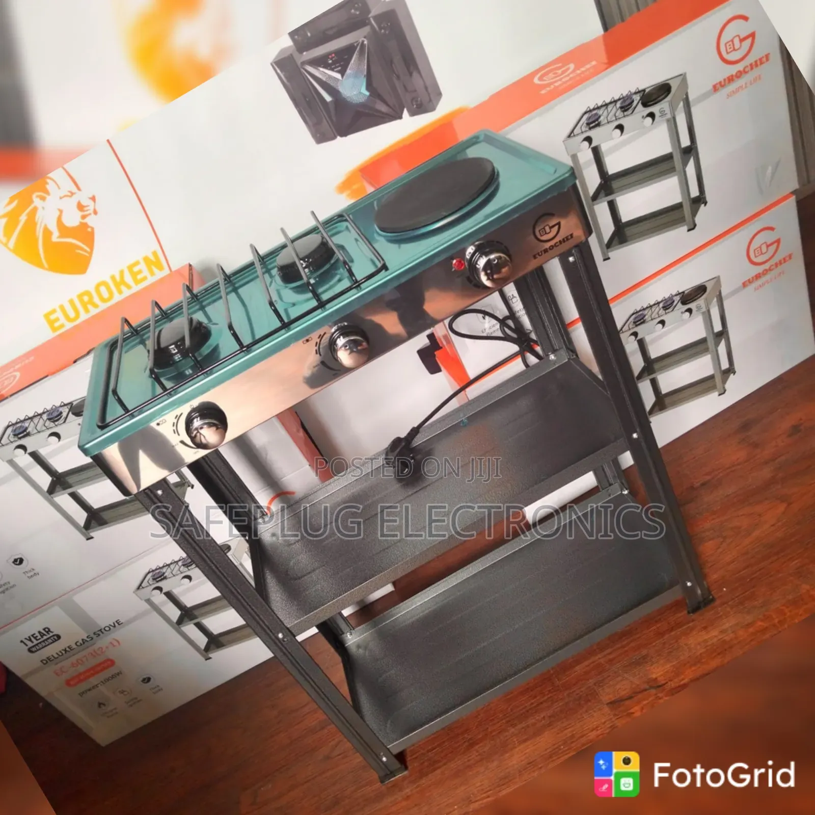 Eurochef 2+1 Hybrid Gas Electric Stove