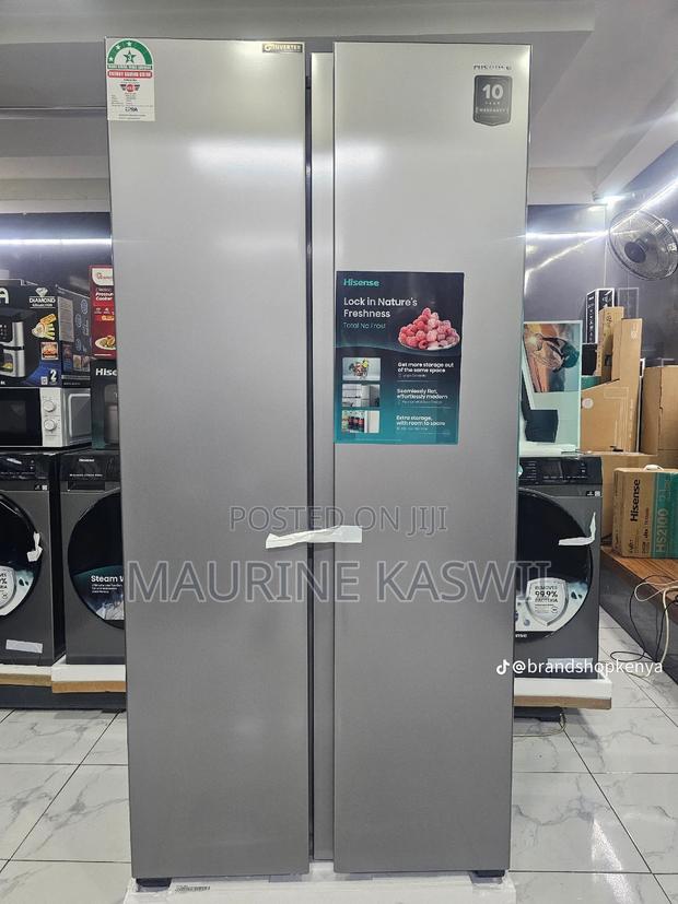 Hisense 441l Side by Side Inverted Technology Fridge