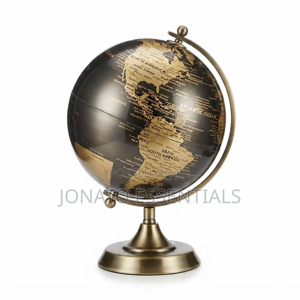 Decorative World Globe 20cm Antique Office Desk Decor