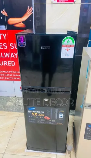 Ecomax 138L Double Door Refrigerator – Energy Saving Fridge Freezer