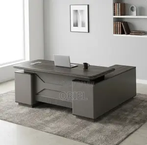 Office Desk : 1600mm Executive Office Black Table