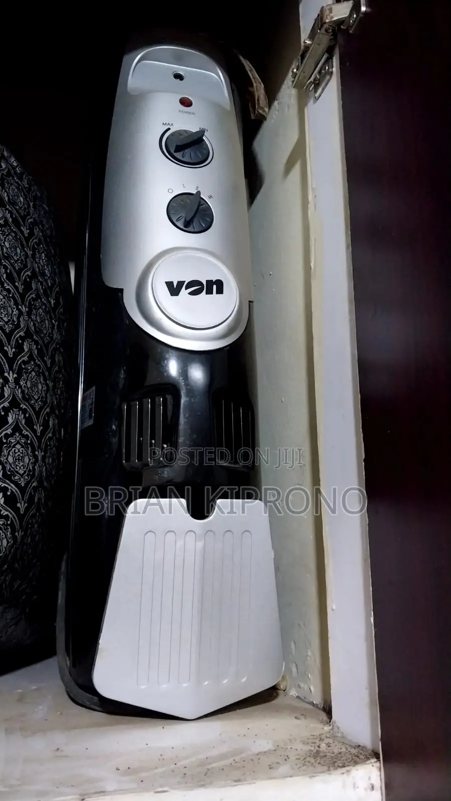 VON VSHC20290K 2KW Oil Filled Radiator Heater (9 Fins)
