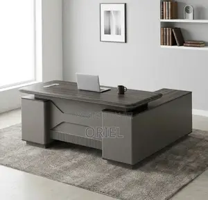 Office Desk : 1600mm Executive Office Black Table