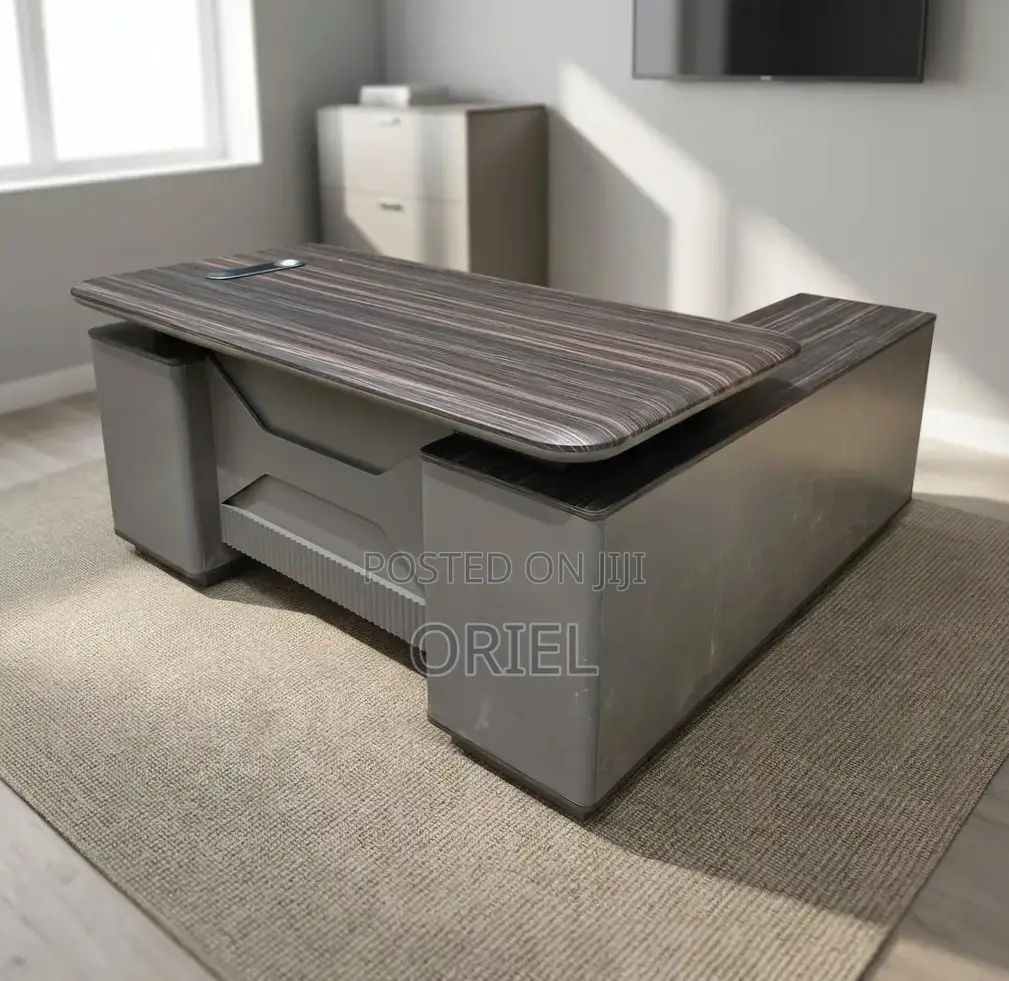 Office Desk : 1600mm Executive Office Black Table