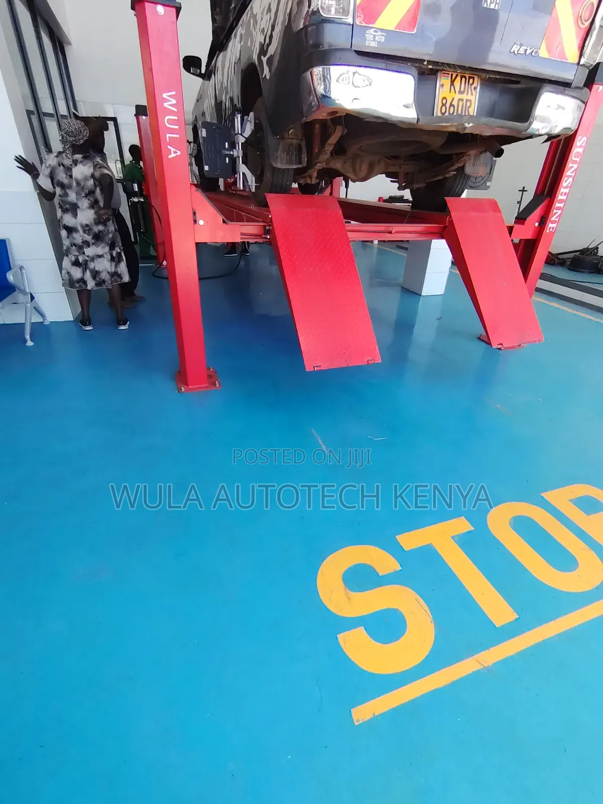 Wheel Alignment Service Heavy Duty 4post Carlift Machine Sunshine