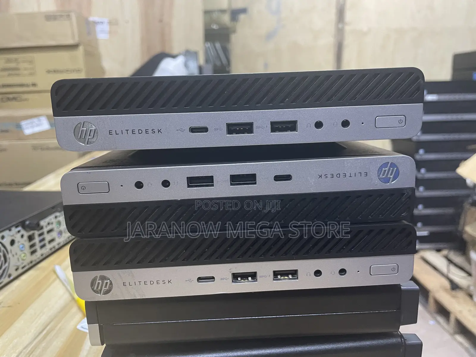 Desktop Computer HP EliteDesk 800 G3 8GB Intel Core i7 SSD 256GB
