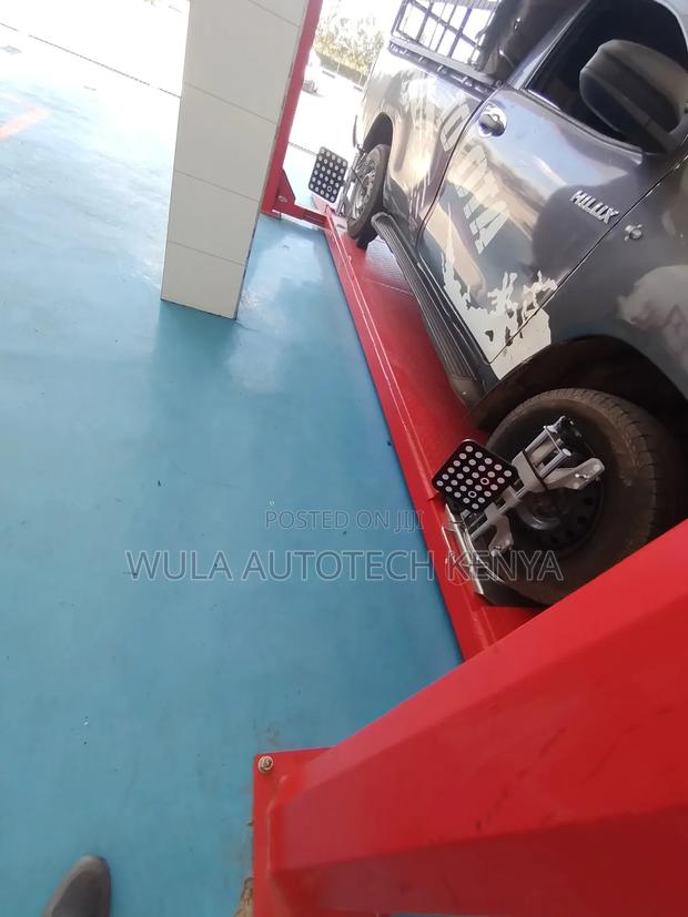Mechanical Safety Locking System Heavy Duty 4post Carlift Machine Wula