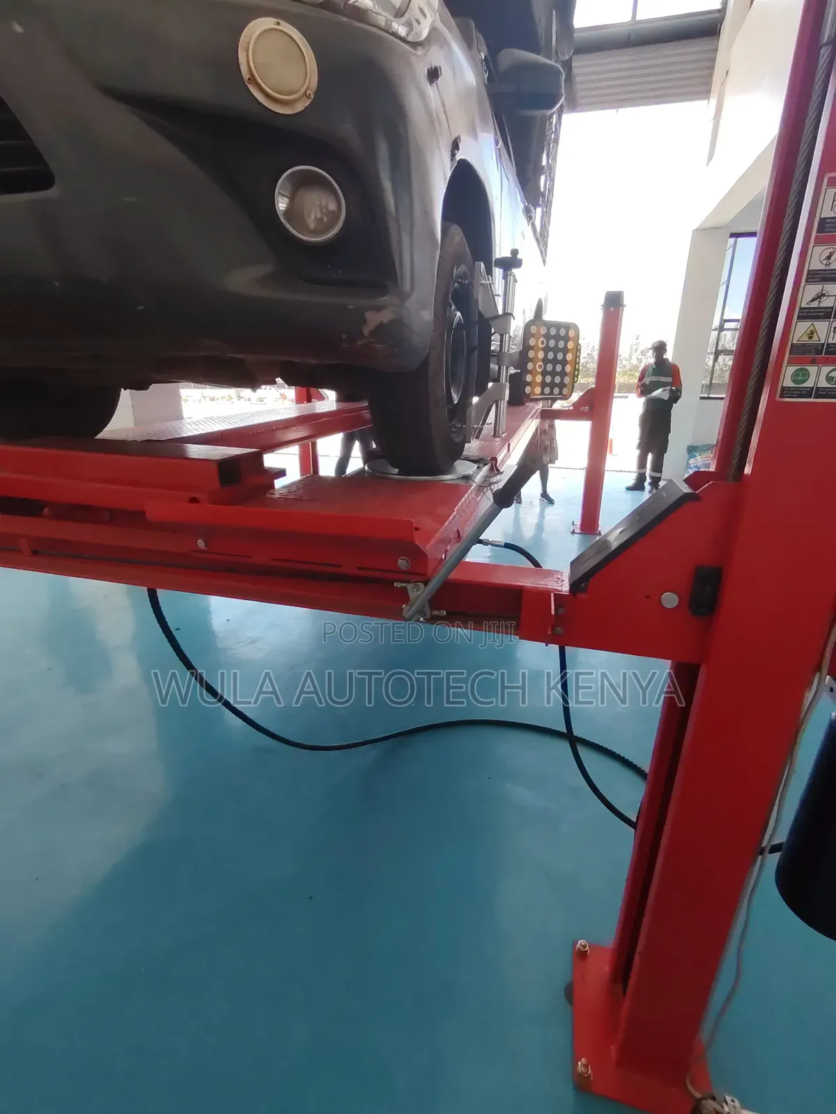 Rear Slip Plates and Turntables Heavy Duty 4post Carlift Machine Wula