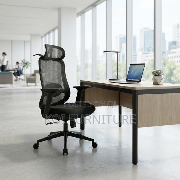 Office Chair; Ergonomic High Back Mesh Adjustable Office Seats