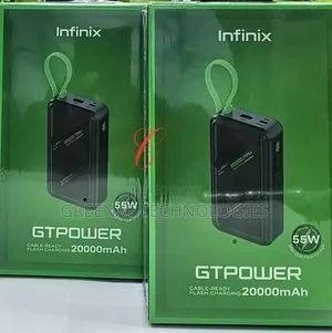 Infinix GTPOWER XP20GT 20000mAh 55W Power Bank Laptop Charging
