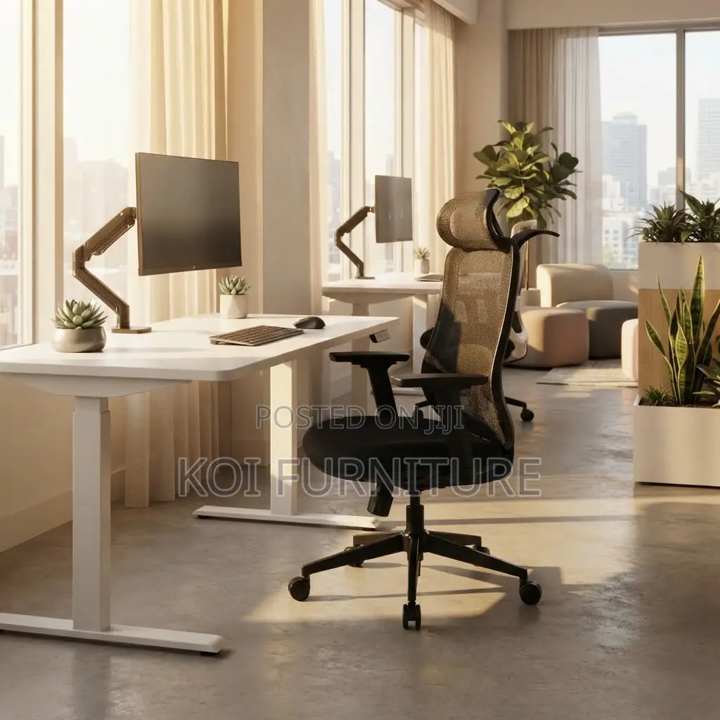 Office Chair; Ergonomic High Back Mesh Adjustable Office Seats