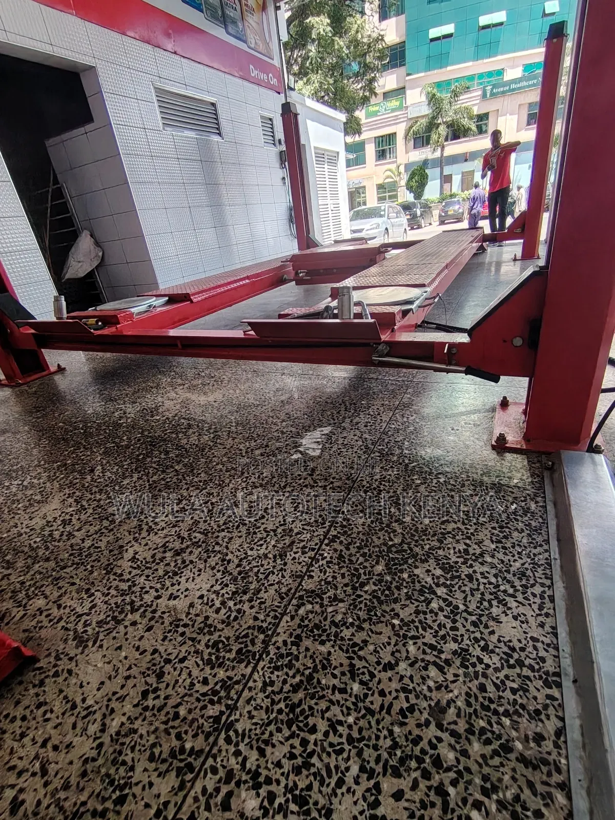 Vehicle Underbody Inspection Heavy Duty 4post Carlift Machine Sunshine