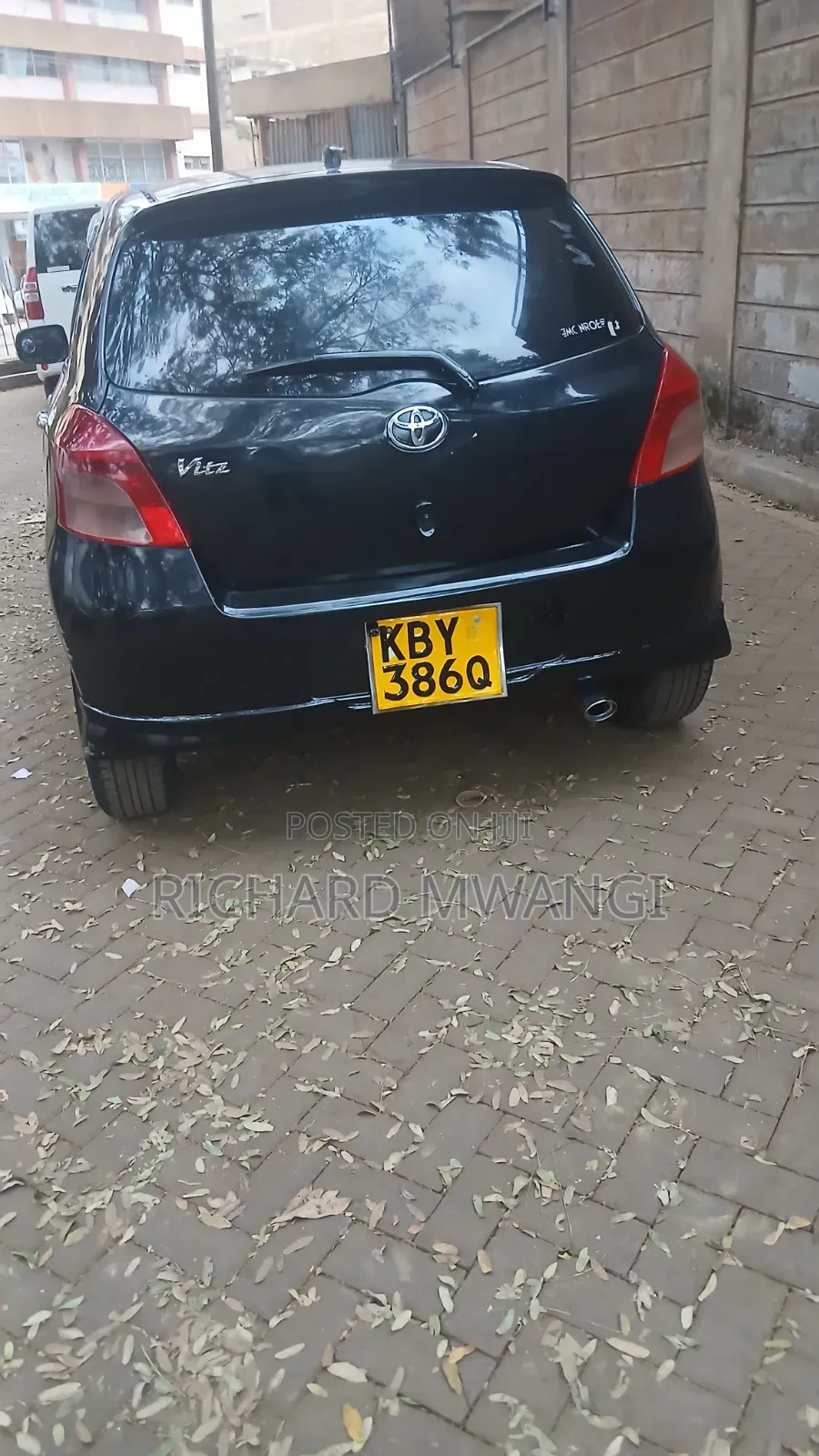 Toyota Vitz 2007 Black