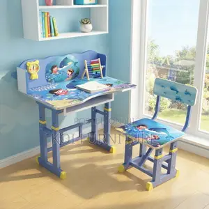 Home Desk; Kids School Adjustable Learning Centre Desk Chair Set