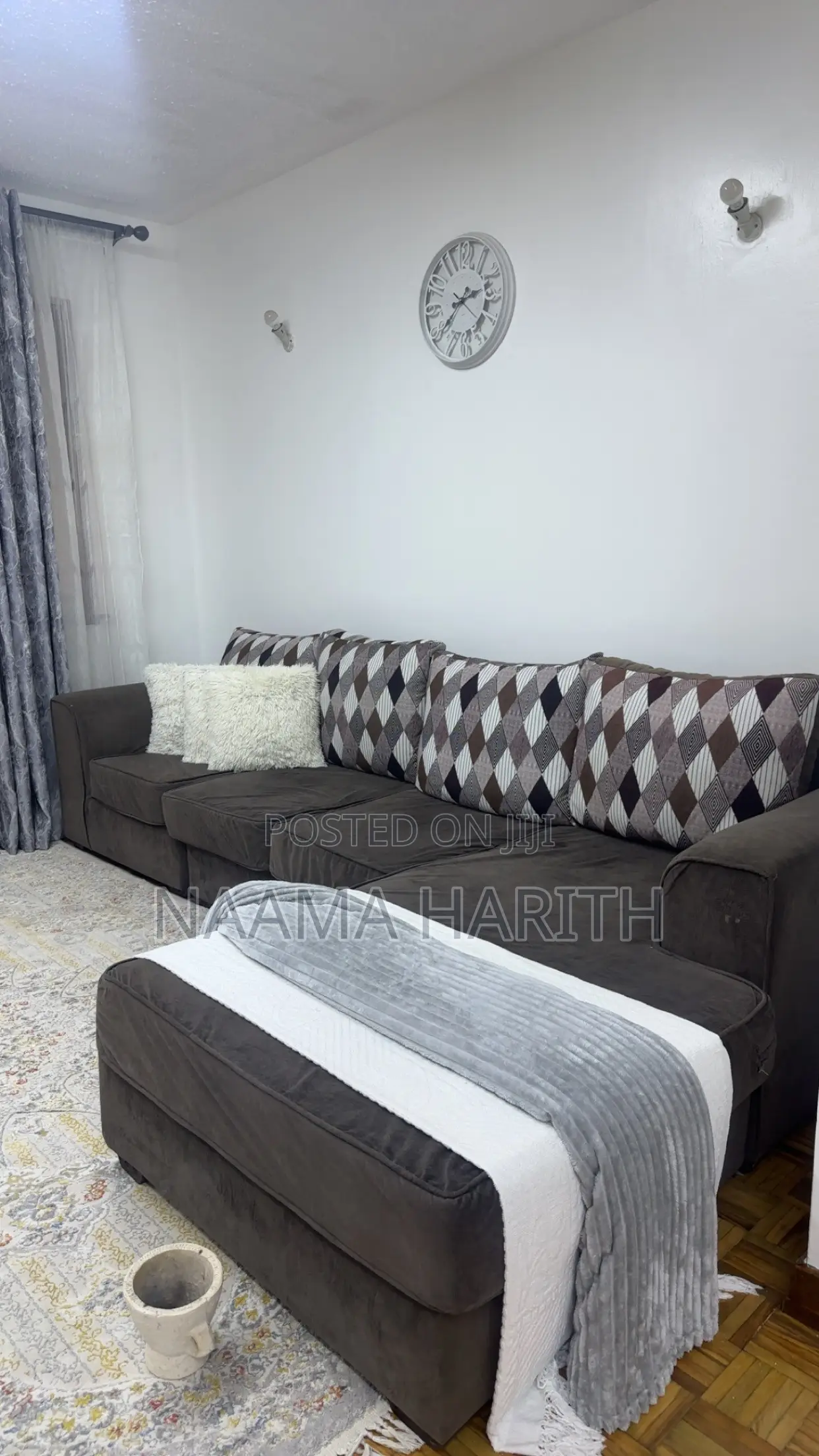 Modern L-Shaped Sofa Set