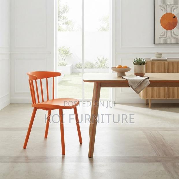 Dining Chairs; Plastic Restaurant Home Dining Chairs - thumbnail 3