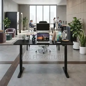 Office Desk; 1200MM Studio Black Home Gamers Adjustable Desk