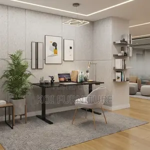 Office Desk; 1200MM Studio Black Home Gamers Adjustable Desk