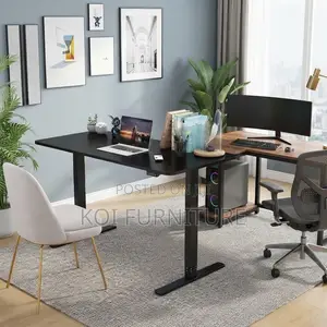 Office Desk; 1200MM Studio Black Home Gamers Adjustable Desk
