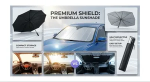 Car Dashboard Umbrella Sunvisor Windscreen Cover
