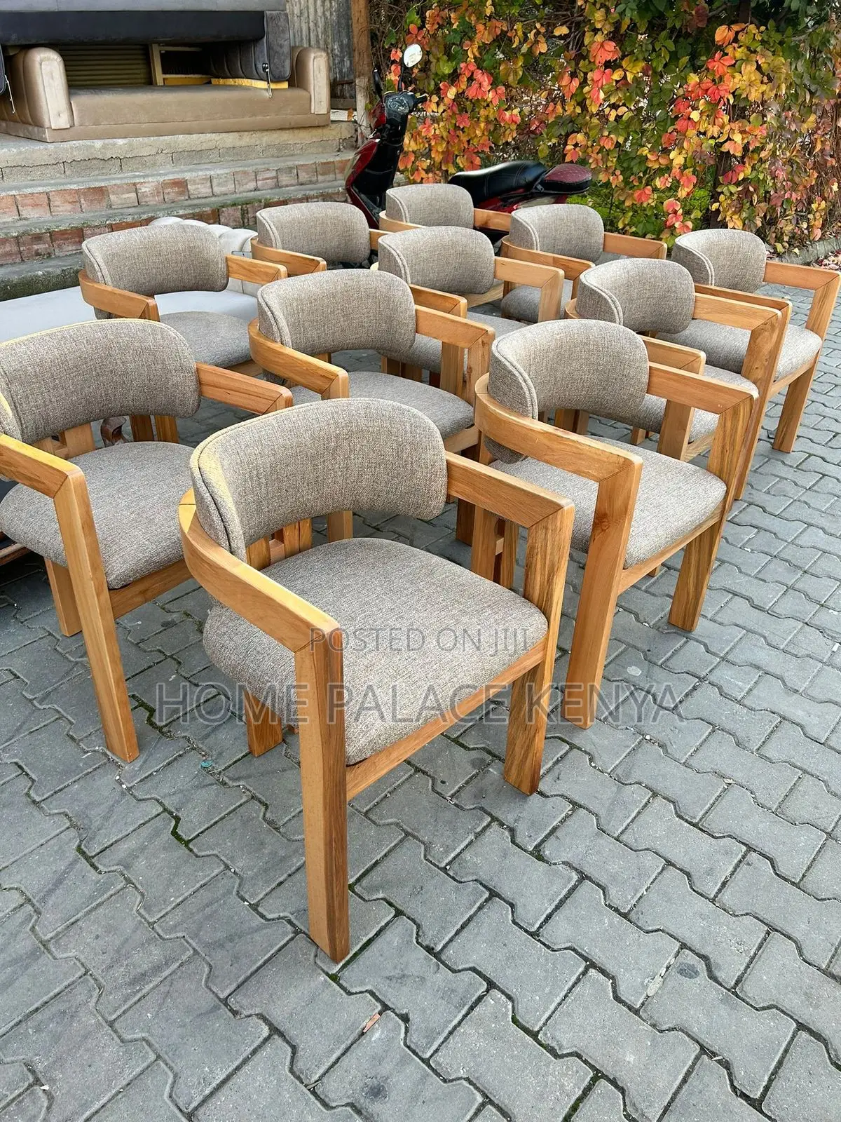 Dining Chair; Elegant Padded Wooden Dining Chair With Chester Style