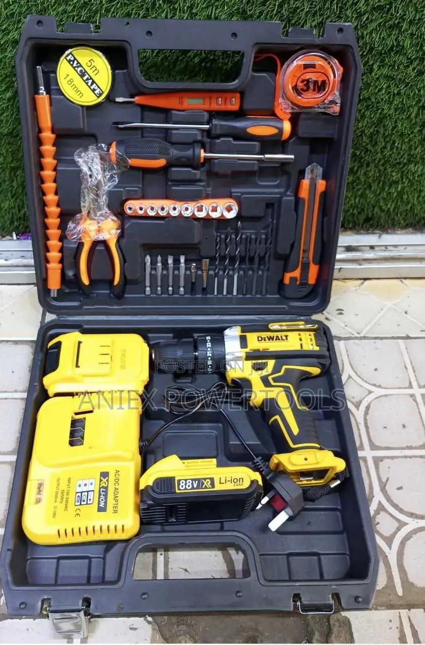 DeWalt 88V Cordless Drill and Tool Set