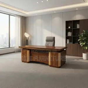 Office Desk; 1.4 Meters Golden Office Boss Desk