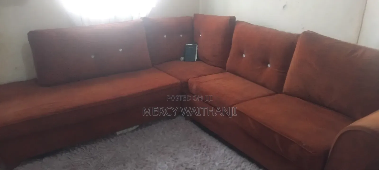 Seven Sitter Corner Sofa L Shape Well Maintained