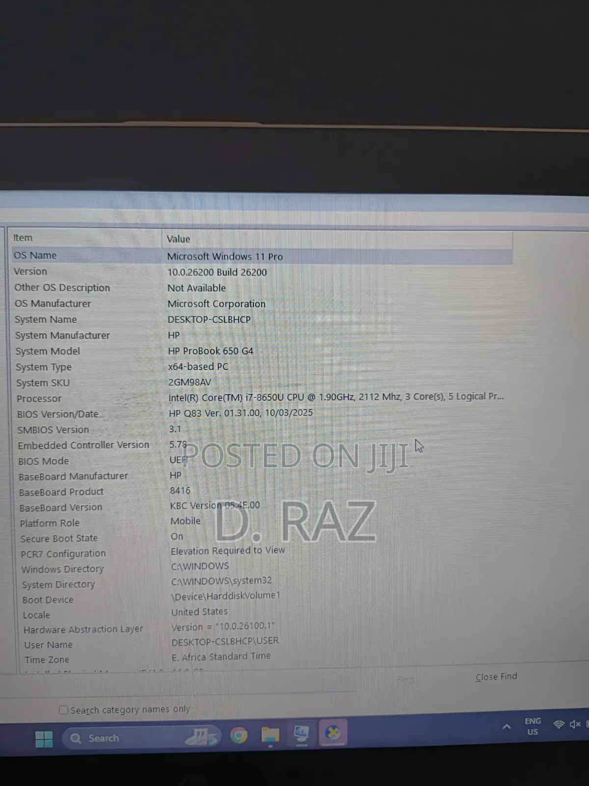 Laptop HP ProBook 650 G4 16GB Intel Core i7 HDD 500GB