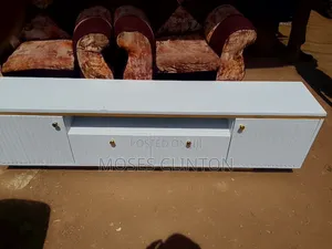 A White TV Stand 2m Long