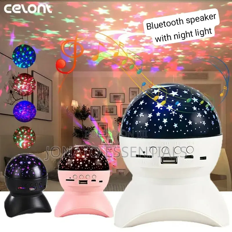 Bluetooth Starry Night Light Projector Speaker