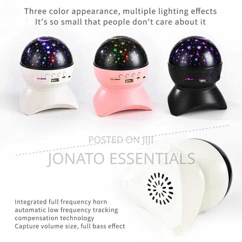 Bluetooth Starry Night Light Projector Speaker