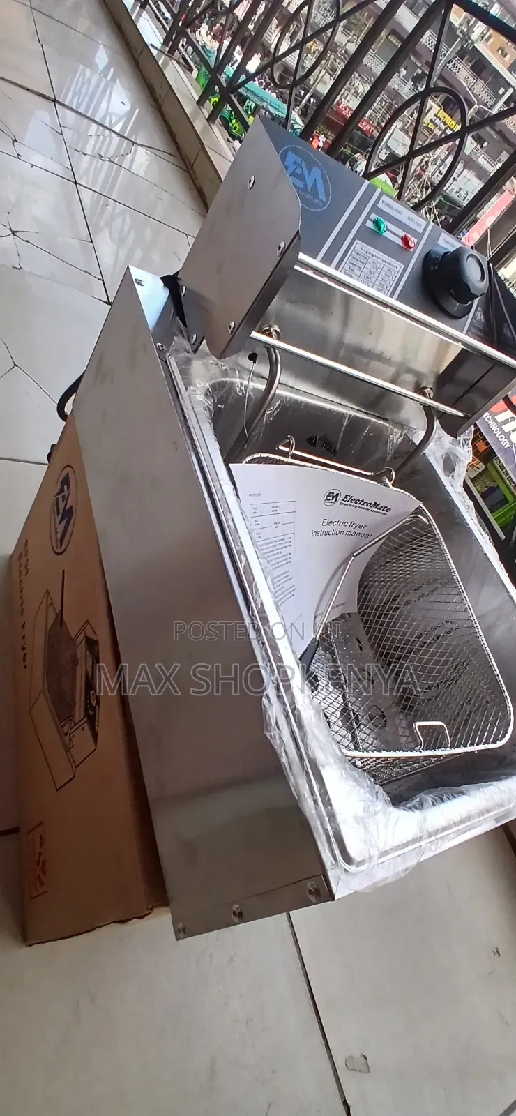 Electromate Single Tank Deep Fryer