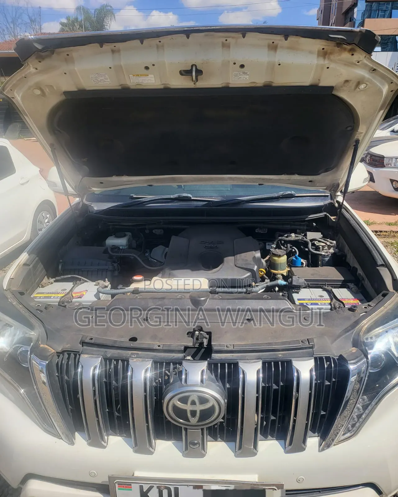 Toyota Land Cruiser Prado 2015 White