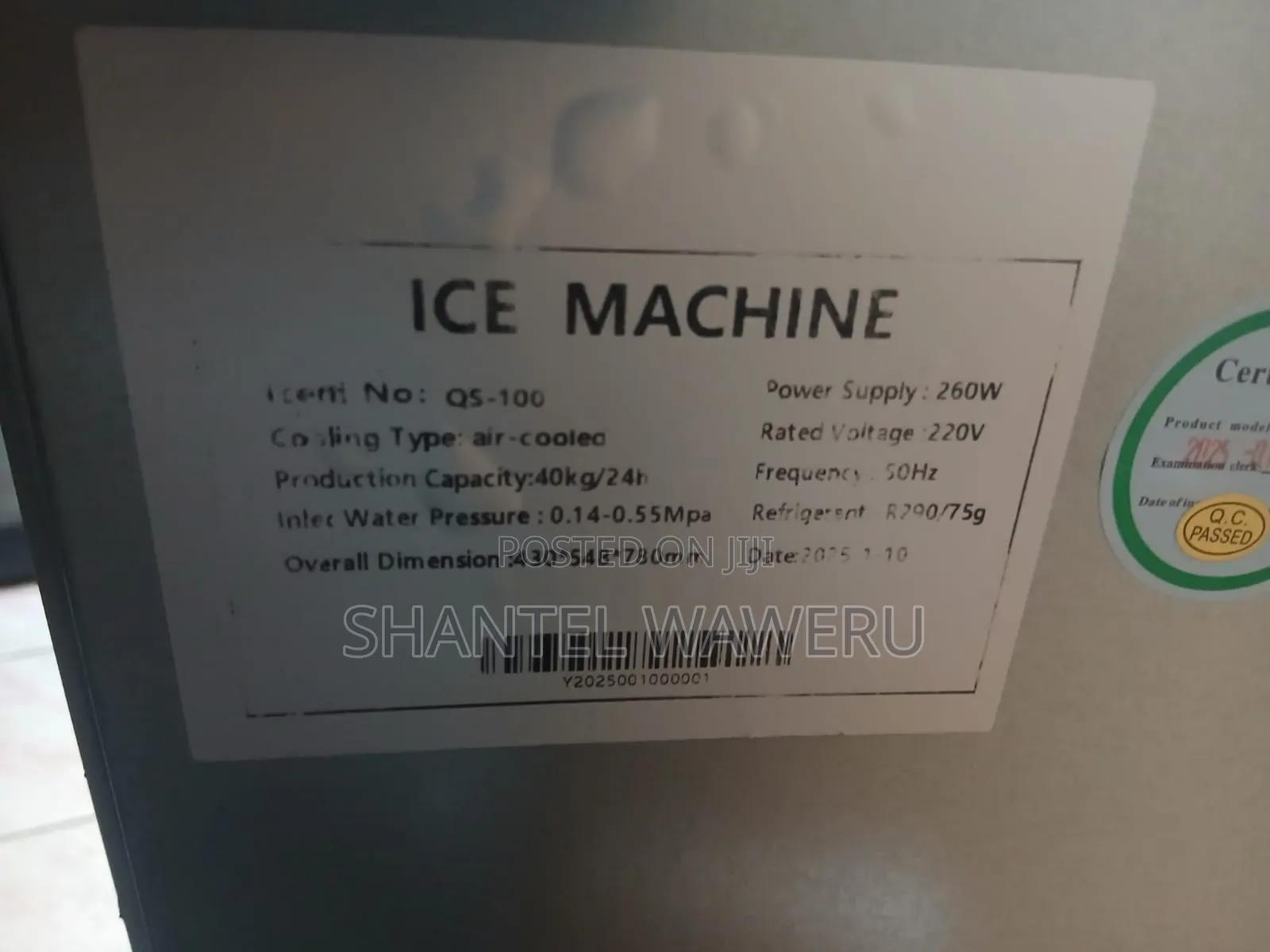 Commercial Ice Maker 40kg/24hr