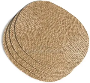 Woven Placemats Table Oval Shape Place Mat